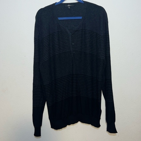 7 For All Mankind Mens Wool Blend Sweater Size XXL - Picture 3 of 13
